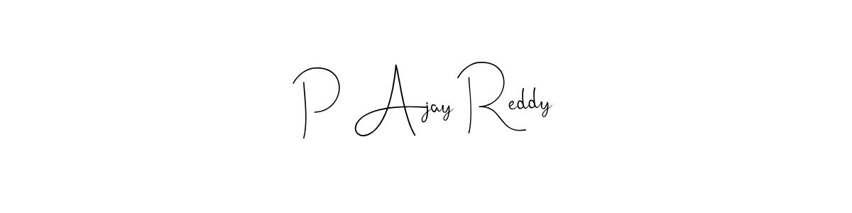 Best and Professional Signature Style for P Ajay Reddy. Andilay-7BmLP Best Signature Style Collection. P Ajay Reddy signature style 4 images and pictures png