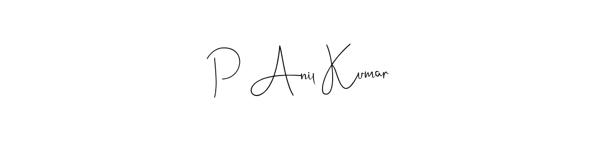 The best way (Andilay-7BmLP) to make a short signature is to pick only two or three words in your name. The name P Anil Kumar include a total of six letters. For converting this name. P Anil Kumar signature style 4 images and pictures png