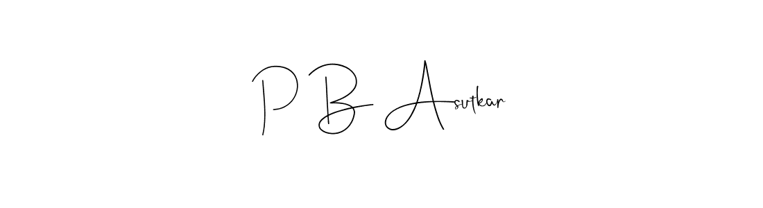 Here are the top 10 professional signature styles for the name P B Asutkar. These are the best autograph styles you can use for your name. P B Asutkar signature style 4 images and pictures png