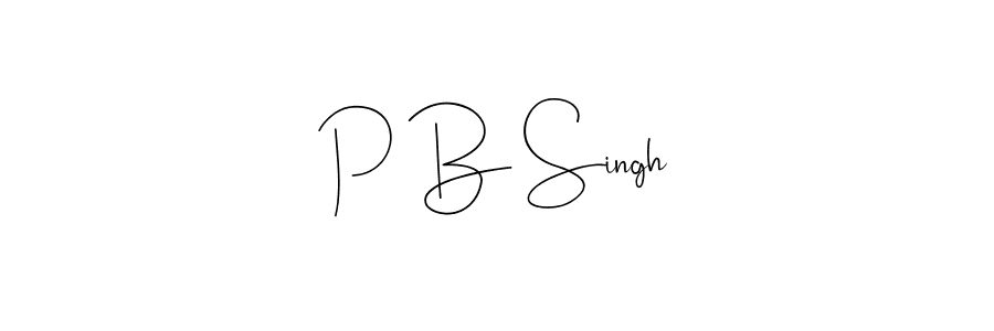 Also You can easily find your signature by using the search form. We will create P B Singh name handwritten signature images for you free of cost using Andilay-7BmLP sign style. P B Singh signature style 4 images and pictures png