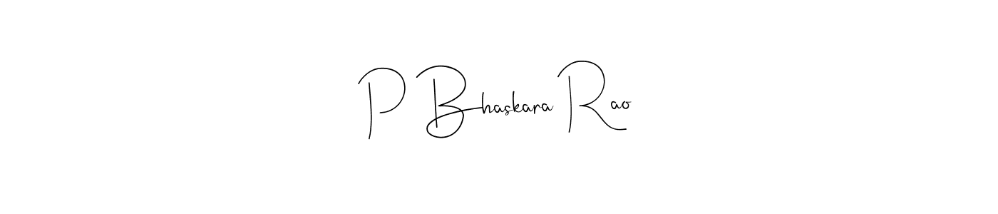 P Bhaskara Rao stylish signature style. Best Handwritten Sign (Andilay-7BmLP) for my name. Handwritten Signature Collection Ideas for my name P Bhaskara Rao. P Bhaskara Rao signature style 4 images and pictures png