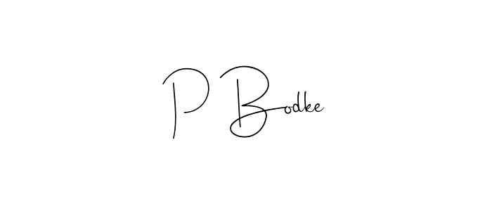 if you are searching for the best signature style for your name P Bodke. so please give up your signature search. here we have designed multiple signature styles  using Andilay-7BmLP. P Bodke signature style 4 images and pictures png