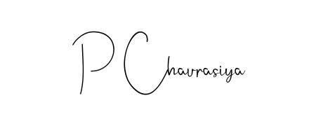 Discover the perfect balance of readability and style for P Chaurasiya with Andilay-7BmLP font. Create your dream signature today. P Chaurasiya signature style 4 images and pictures png