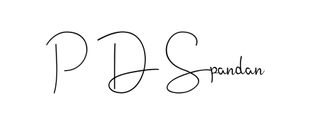 Master the art of signing with P D Spandan written in fluent Andilay-7BmLP script. A great template to practice and refine your handwriting. P D Spandan signature style 4 images and pictures png