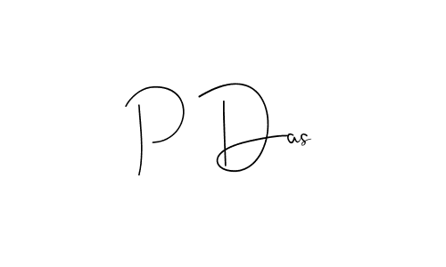 The best way (Andilay-7BmLP) to make a short signature is to pick only two or three words in your name. The name P Das include a total of six letters. For converting this name. P Das signature style 4 images and pictures png