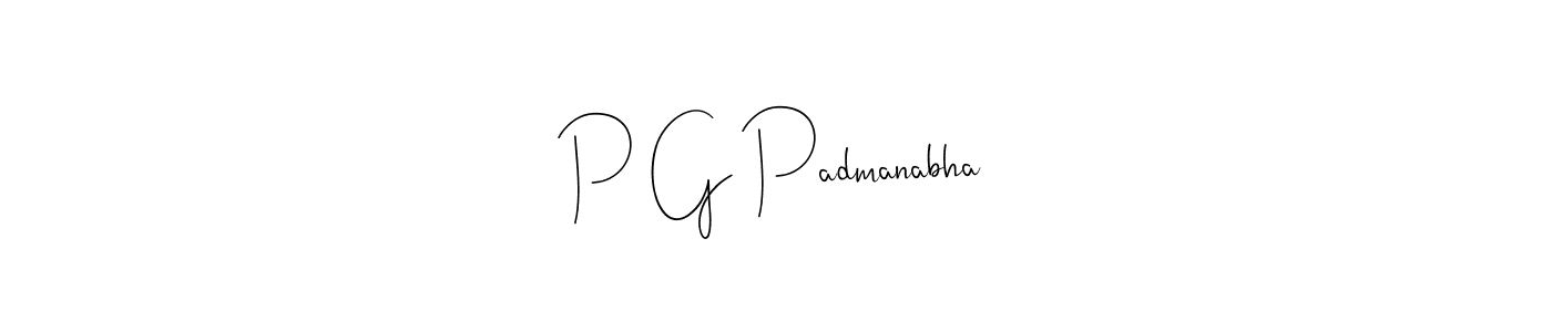 It looks lik you need a new signature style for name P G Padmanabha. Design unique handwritten (Andilay-7BmLP) signature with our free signature maker in just a few clicks. P G Padmanabha signature style 4 images and pictures png