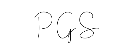 Discover how P G S looks in an executive cursive font (Andilay-7BmLP). Perfect for legal documents, invoices, and certificates. P G S signature style 4 images and pictures png