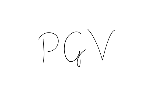 You should practise on your own different ways (Andilay-7BmLP) to write your name (P G V) in signature. don't let someone else do it for you. P G V signature style 4 images and pictures png