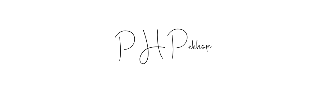 Design your own signature with our free online signature maker. With this signature software, you can create a handwritten (Andilay-7BmLP) signature for name P H Pekhale. P H Pekhale signature style 4 images and pictures png