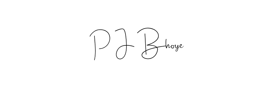 Here are the top 10 professional signature styles for the name P J Bhoye. These are the best autograph styles you can use for your name. P J Bhoye signature style 4 images and pictures png