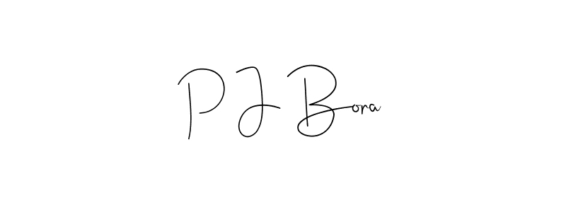 Here are the top 10 professional signature styles for the name P J Bora. These are the best autograph styles you can use for your name. P J Bora signature style 4 images and pictures png