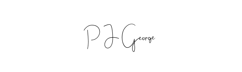 Make a beautiful signature design for name P J George. Use this online signature maker to create a handwritten signature for free. P J George signature style 4 images and pictures png