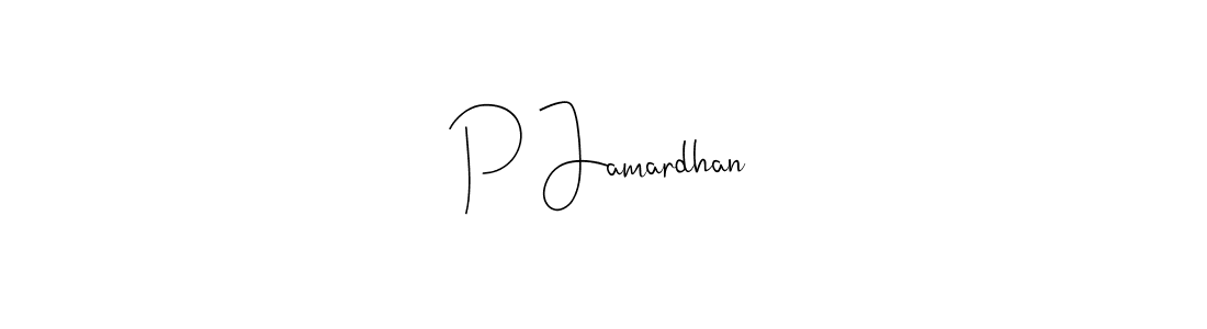 You should practise on your own different ways (Andilay-7BmLP) to write your name (P Jamardhan) in signature. don't let someone else do it for you. P Jamardhan signature style 4 images and pictures png