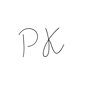 Design your own signature with our free online signature maker. With this signature software, you can create a handwritten (Andilay-7BmLP) signature for name P K. P K signature style 4 images and pictures png