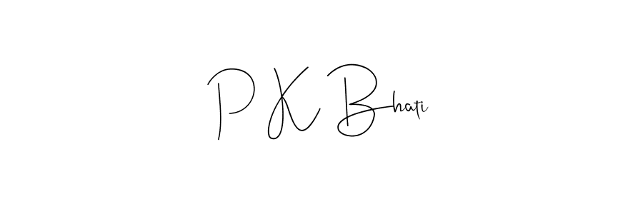 This is the best signature style for the P K Bhati name. Also you like these signature font (Andilay-7BmLP). Mix name signature. P K Bhati signature style 4 images and pictures png