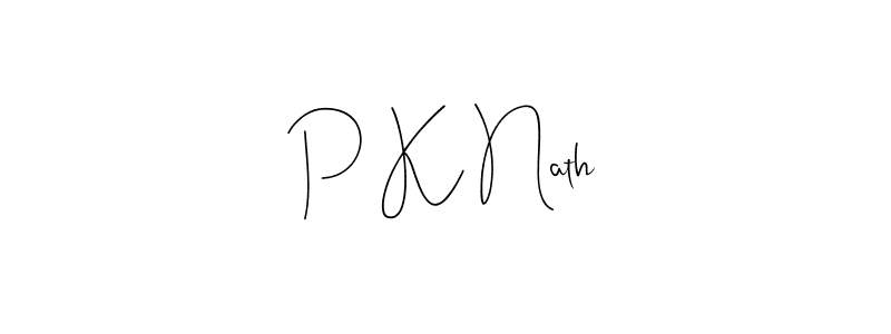 if you are searching for the best signature style for your name P K Nath. so please give up your signature search. here we have designed multiple signature styles  using Andilay-7BmLP. P K Nath signature style 4 images and pictures png