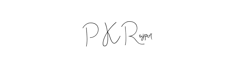 Also You can easily find your signature by using the search form. We will create P K Rajput name handwritten signature images for you free of cost using Andilay-7BmLP sign style. P K Rajput signature style 4 images and pictures png