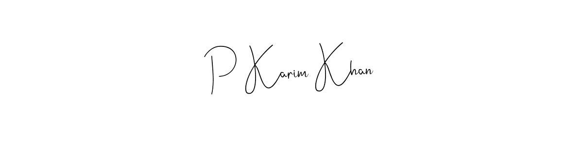 Best and Professional Signature Style for P Karim Khan. Andilay-7BmLP Best Signature Style Collection. P Karim Khan signature style 4 images and pictures png