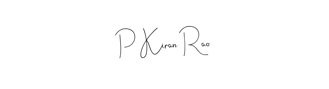 if you are searching for the best signature style for your name P Kiran Rao. so please give up your signature search. here we have designed multiple signature styles  using Andilay-7BmLP. P Kiran Rao signature style 4 images and pictures png