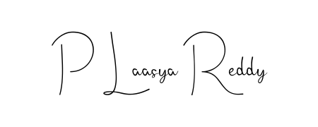 You should practise on your own different ways (Andilay-7BmLP) to write your name (P Laasya Reddy) in signature. Don't let someone else do it for you. P Laasya Reddy signature style 4 images and pictures png
