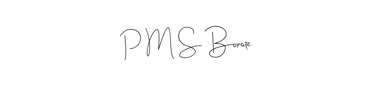 Best and Professional Signature Style for P M S Borate. Andilay-7BmLP Best Signature Style Collection. P M S Borate signature style 4 images and pictures png