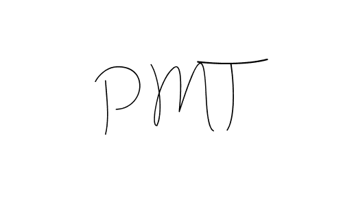 Andilay-7BmLP is a professional signature style that is perfect for those who want to add a touch of class to their signature. It is also a great choice for those who want to make their signature more unique. Get P M T name to fancy signature for free. P M T signature style 4 images and pictures png