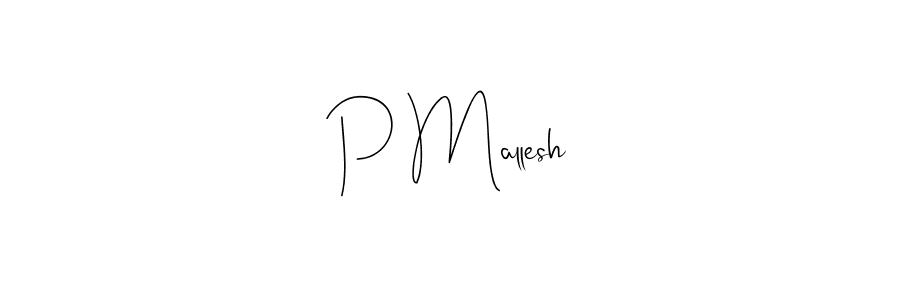 How to Draw P Mallesh signature style? Andilay-7BmLP is a latest design signature styles for name P Mallesh. P Mallesh signature style 4 images and pictures png