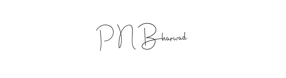 You can use this online signature creator to create a handwritten signature for the name P N Bharwad. This is the best online autograph maker. P N Bharwad signature style 4 images and pictures png