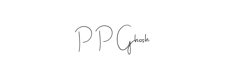 How to make P P Ghosh signature? Andilay-7BmLP is a professional autograph style. Create handwritten signature for P P Ghosh name. P P Ghosh signature style 4 images and pictures png