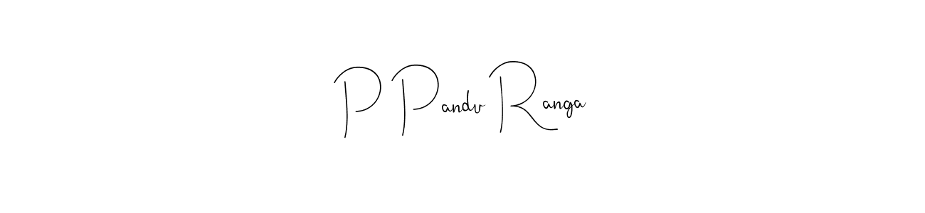 Create a beautiful signature design for name P Pandu Ranga. With this signature (Andilay-7BmLP) fonts, you can make a handwritten signature for free. P Pandu Ranga signature style 4 images and pictures png