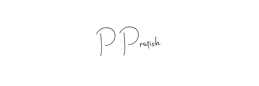 Use a signature maker to create a handwritten signature online. With this signature software, you can design (Andilay-7BmLP) your own signature for name P Pratish. P Pratish signature style 4 images and pictures png