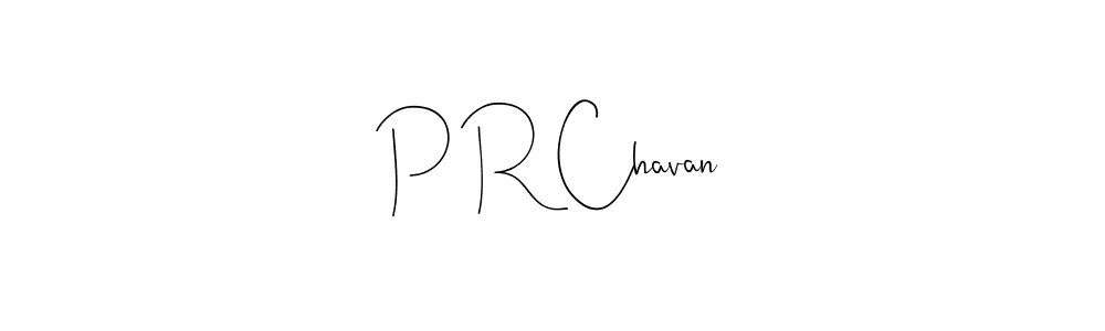 How to make P R Chavan name signature. Use Andilay-7BmLP style for creating short signs online. This is the latest handwritten sign. P R Chavan signature style 4 images and pictures png