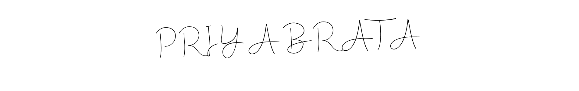 How to make P R I Y A B R A T A signature? Andilay-7BmLP is a professional autograph style. Create handwritten signature for P R I Y A B R A T A name. P R I Y A B R A T A signature style 4 images and pictures png