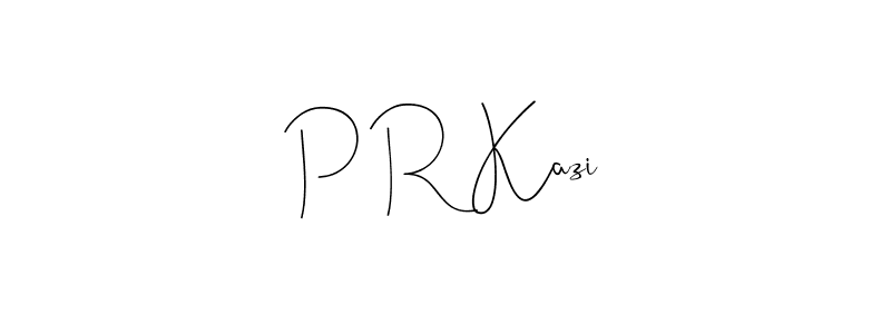 Make a beautiful signature design for name P R Kazi. Use this online signature maker to create a handwritten signature for free. P R Kazi signature style 4 images and pictures png