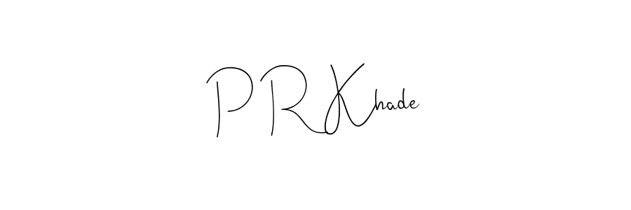 Also You can easily find your signature by using the search form. We will create P R Khade name handwritten signature images for you free of cost using Andilay-7BmLP sign style. P R Khade signature style 4 images and pictures png