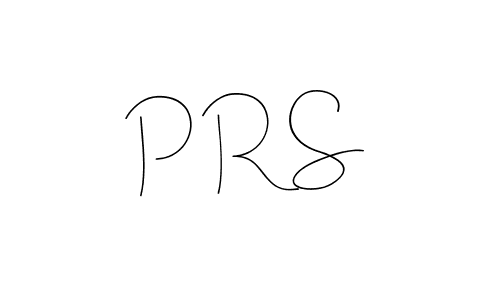 P R S stylish signature style. Best Handwritten Sign (Andilay-7BmLP) for my name. Handwritten Signature Collection Ideas for my name P R S. P R S signature style 4 images and pictures png