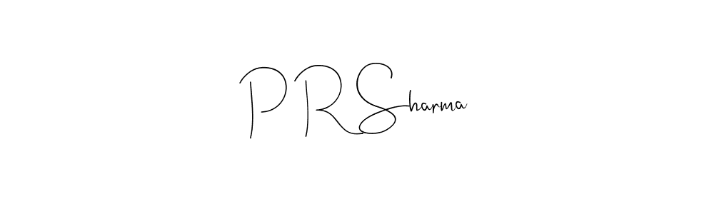 Make a beautiful signature design for name P R Sharma. Use this online signature maker to create a handwritten signature for free. P R Sharma signature style 4 images and pictures png