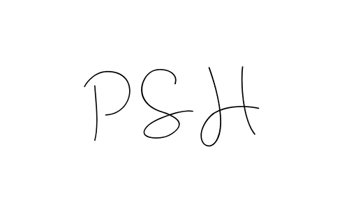 Also You can easily find your signature by using the search form. We will create P S H name handwritten signature images for you free of cost using Andilay-7BmLP sign style. P S H signature style 4 images and pictures png