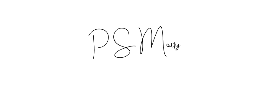 It looks lik you need a new signature style for name P S Maity. Design unique handwritten (Andilay-7BmLP) signature with our free signature maker in just a few clicks. P S Maity signature style 4 images and pictures png