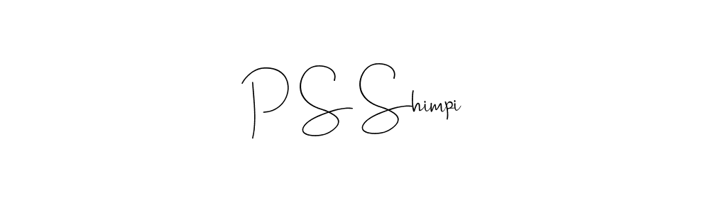 Also we have P S Shimpi name is the best signature style. Create professional handwritten signature collection using Andilay-7BmLP autograph style. P S Shimpi signature style 4 images and pictures png