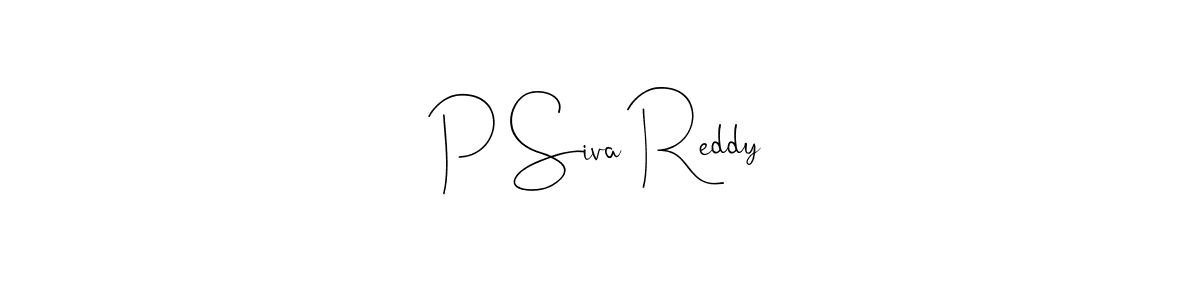 Also You can easily find your signature by using the search form. We will create P Siva Reddy name handwritten signature images for you free of cost using Andilay-7BmLP sign style. P Siva Reddy signature style 4 images and pictures png