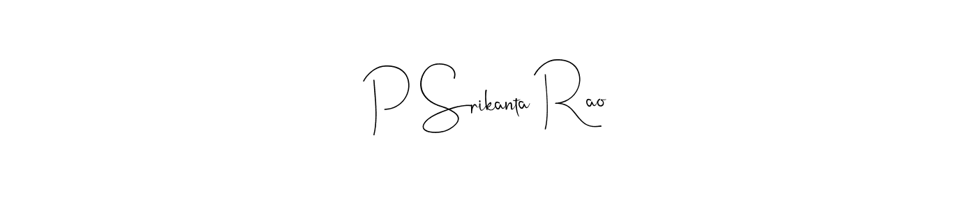 Similarly Andilay-7BmLP is the best handwritten signature design. Signature creator online .You can use it as an online autograph creator for name P Srikanta Rao. P Srikanta Rao signature style 4 images and pictures png
