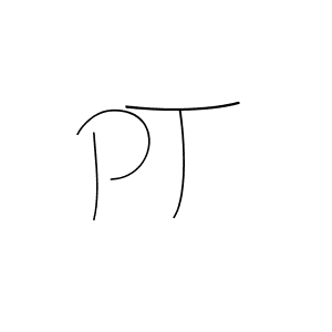 How to make P T name signature. Use Andilay-7BmLP style for creating short signs online. This is the latest handwritten sign. P T signature style 4 images and pictures png