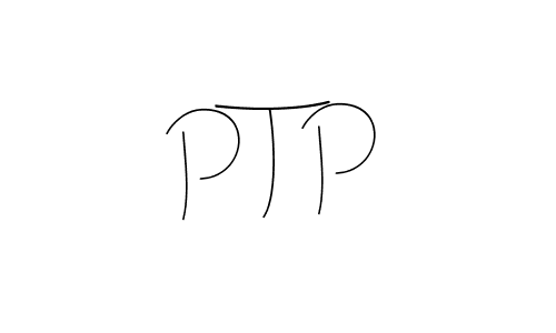 You should practise on your own different ways (Andilay-7BmLP) to write your name (P T P) in signature. don't let someone else do it for you. P T P signature style 4 images and pictures png