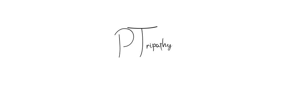 if you are searching for the best signature style for your name P Tripathy. so please give up your signature search. here we have designed multiple signature styles  using Andilay-7BmLP. P Tripathy signature style 4 images and pictures png