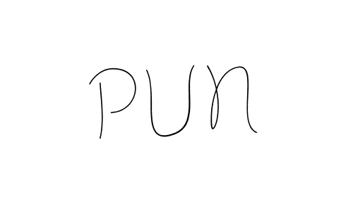 The best way (Andilay-7BmLP) to make a short signature is to pick only two or three words in your name. The name P U N include a total of six letters. For converting this name. P U N signature style 4 images and pictures png