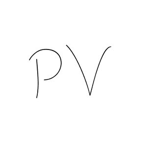 P V stylish signature style. Best Handwritten Sign (Andilay-7BmLP) for my name. Handwritten Signature Collection Ideas for my name P V. P V signature style 4 images and pictures png