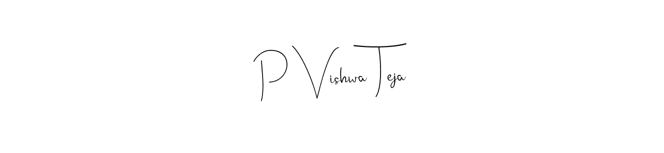 How to Draw P Vishwa Teja signature style? Andilay-7BmLP is a latest design signature styles for name P Vishwa Teja. P Vishwa Teja signature style 4 images and pictures png