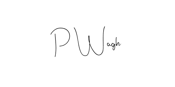 Also You can easily find your signature by using the search form. We will create P Wagh name handwritten signature images for you free of cost using Andilay-7BmLP sign style. P Wagh signature style 4 images and pictures png