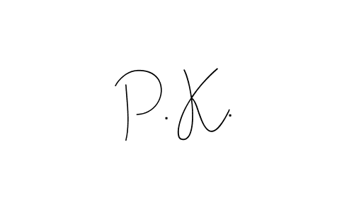 Make a beautiful signature design for name P. K.. Use this online signature maker to create a handwritten signature for free. P. K. signature style 4 images and pictures png